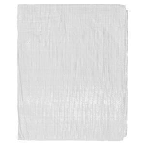 White M-Grade Tarpaulin with 10 x Bungee Balls (Black)