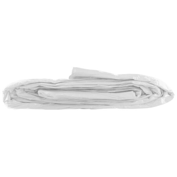 White medium duty tarpaulin 5m x 5m 90g/sqm free shipping 13
