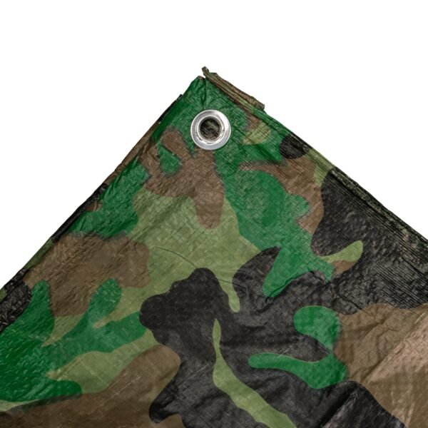 Camouflage 5m x 5m waterproof tarpaulin 100gsm – heavy duty m-grade cover for garden, camping & construction new arrivals free shipping 19