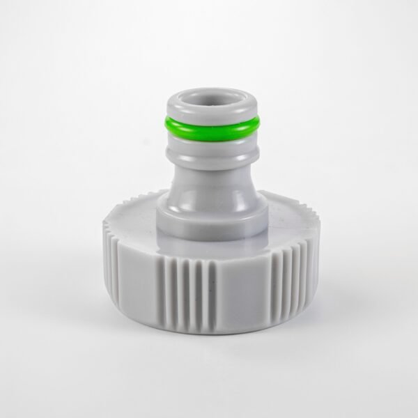 Female Tap Connector 1" or 3/4" BSP Female, Green/Gray