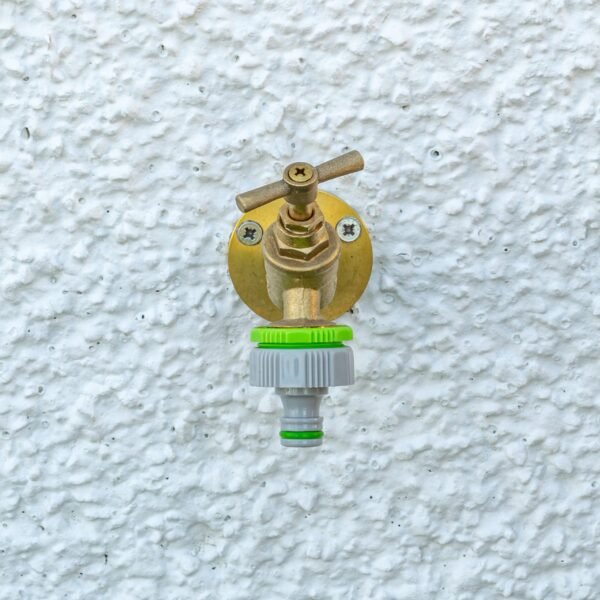 Female Tap Connector 3/4" or 1/2" BSP Female, Green/Gray