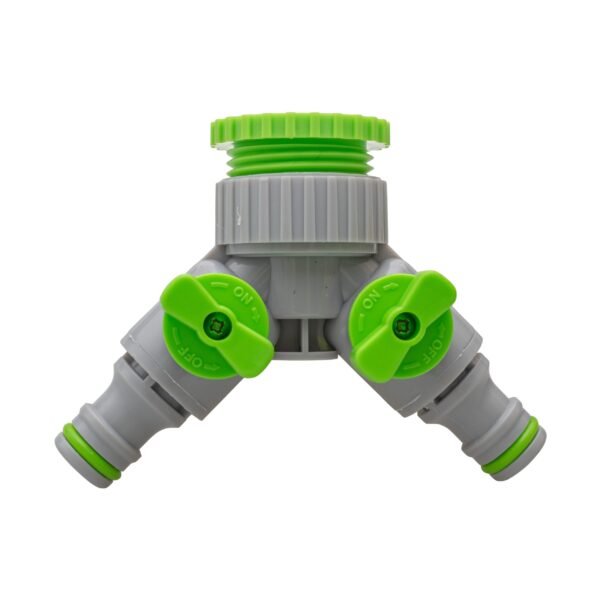2-way tap connector with valves 1 inch or 3/4 inch bsp female – multi-way outdoor tap splitter uk kitchen tap connectors free shipping 11