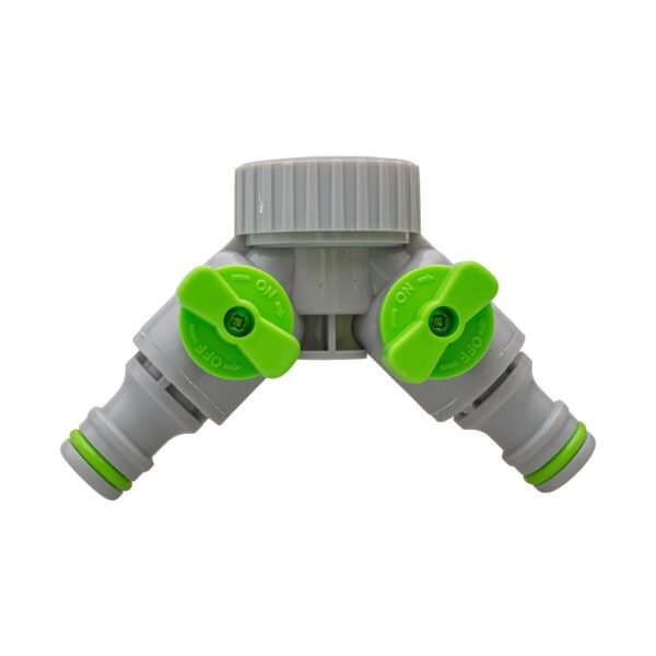 2-way tap connector with valves 1 inch or 3/4 inch bsp female – multi-way outdoor tap splitter uk kitchen tap connectors free shipping 13