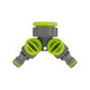 Double tap connector with valves lime – outdoor tap connector uk garden hose fitting garden hose connection set free shipping 11
