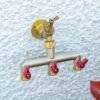 Three Way Tap Splitter Brass 3/4″ BSP Brass Connectors Free Shipping 29
