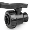 Ibc 2″ s60x6 cap with large plastic valve and 19mm brass – heavy duty pipe & hose fitting uk ibc tanks fittings free shipping 29