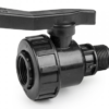 Ibc 2" s60x6 cap with large plastic valve and 13mm brass – heavy duty pipe & hose fitting uk