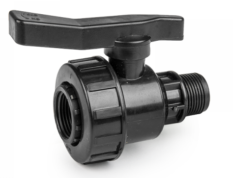 Ibc 2" s60x6 cap with large plastic valve and 13mm brass – heavy duty pipe & hose fitting uk