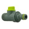 Wall flange kit 25mm mdpe + quick connector valve