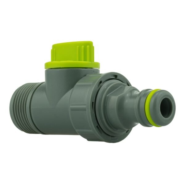 Wall flange kit 25mm mdpe + quick connector valve