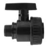 Wall Flange Kit 25mm MDPE + Large Plastic Valve & 25mm MDPE