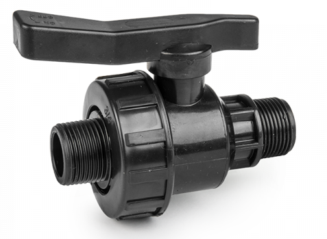 Full Flow Single Union Ball Valve PP 3/4″BSPM Home & Garden Free Shipping 5