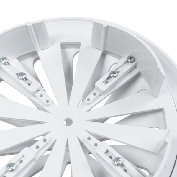 Adjustable Louvre Vent Round 80mm-160mm White Louvre Vents Free Shipping 27