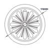 Adjustable Louvre Vent Round 80mm-160mm White Louvre Vents Free Shipping 71