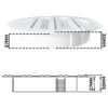 Louvre vent round bella 125mm white – louvre air vent cover uk louvre vents free shipping 55