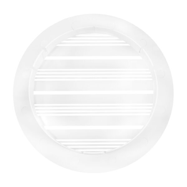 Louvre vent round bella 125mm white – louvre air vent cover uk louvre vents free shipping 5