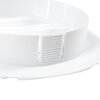 Louvre vent round bella 125mm white – louvre air vent cover uk louvre vents free shipping 37