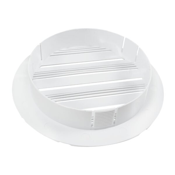 Louvre vent round bella 125mm white – louvre air vent cover uk louvre vents free shipping 9