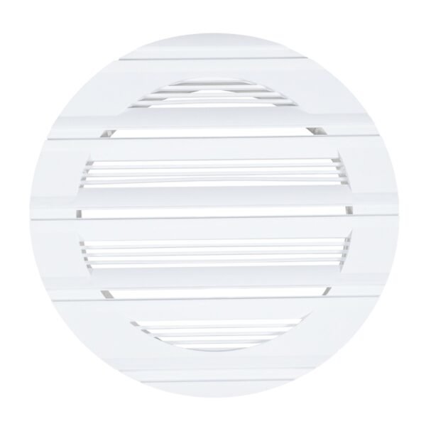 Louvre Vent Round Bella 150mm White Louvre Vents Free Shipping 5