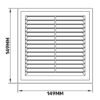Louvre Vent D/150RW Classic 150mm Louvre Vents Free Shipping 51