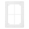 Louvre vent d/180x250rw classic 180mm x 250mm with fly screen – louvre air vent cover louvre vents free shipping 43