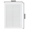 Louvre vent d/180x250rw classic 180mm x 250mm with fly screen – louvre air vent cover louvre vents free shipping 47