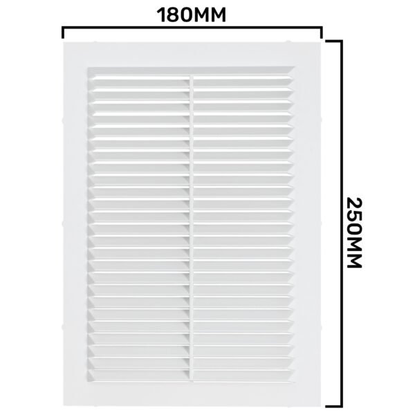 Louvre vent d/180x250rw classic 180mm x 250mm with fly screen – louvre air vent cover louvre vents free shipping 17
