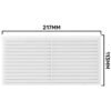 Louvre vent d/220x120w classic 220mm x 120mm with fly screen home & garden free shipping 5