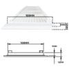 Louvre Vent D/430X110RW Classic 430mm X 110mm with Fly Louvre Vents Free Shipping 51