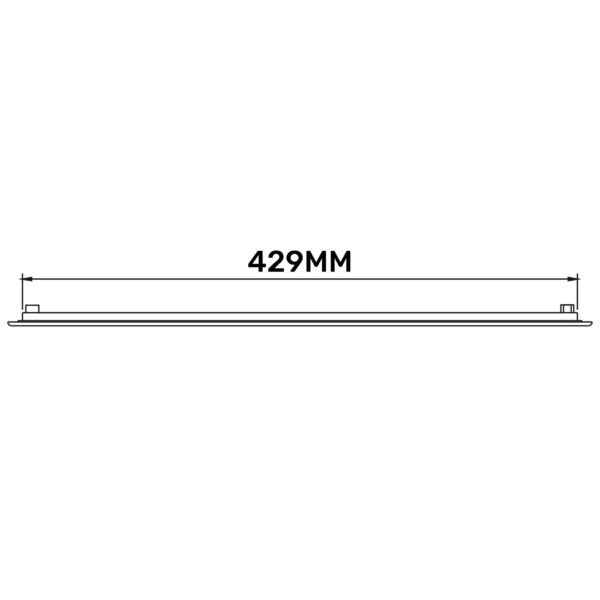 Louvre Vent D/430X110RW Classic 430mm X 110mm with Fly Louvre Vents Free Shipping 23
