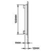Louvre Vent D/430X110RW Classic 430mm X 110mm with Fly Louvre Vents Free Shipping 59