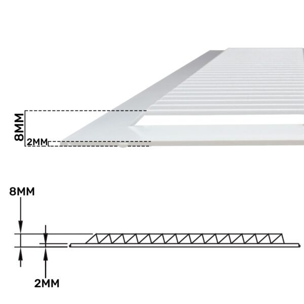Louvre Vent D/195W 195mm X 195mm with Fly Screen Louvre Vents Free Shipping 19