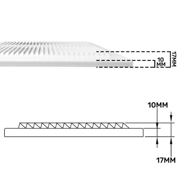 Louvre Vent D/250RW Classic 250mm Louvre Vents Free Shipping 15