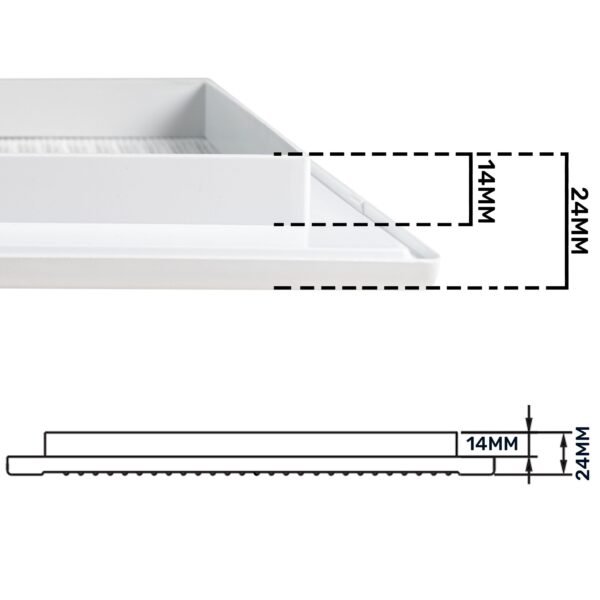 Louvre Vent White DL/90X240RW LUX With Fly Mesh Louvre Vents Free Shipping 33