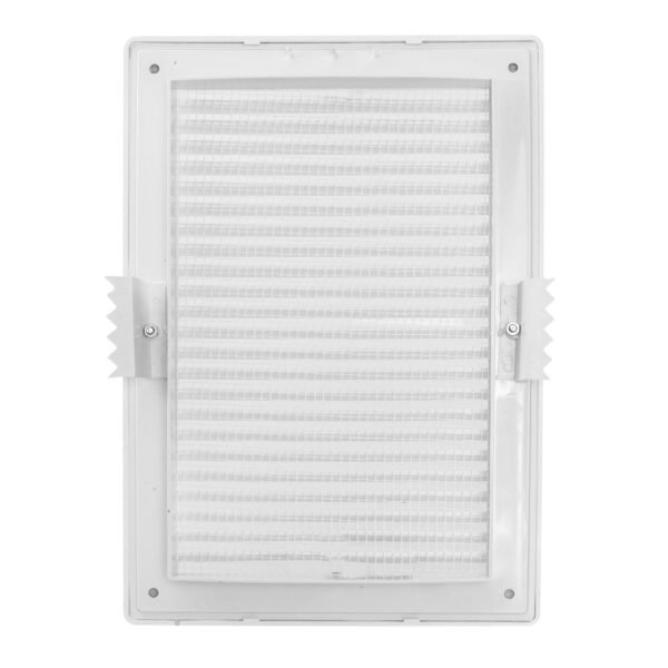 Louvre vent white dl/140x210 rw lux with fly mesh – louvre air vent cover uk louvre vents free shipping 2