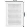 Louvre vent white dl/140x210 rw lux with fly mesh – louvre air vent cover uk louvre vents free shipping 6