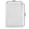 Louvre vent white dl/140x210 rw lux with fly mesh – louvre air vent cover uk louvre vents free shipping 7