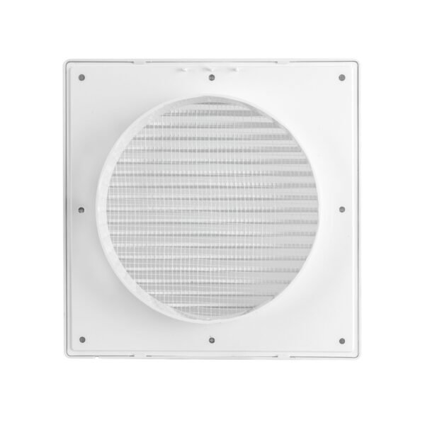 Louvre vent white dl/100 rw lux with fly mesh – louvre air vent cover uk louvre vents free shipping 4