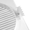 Louvre vent white dl/100 rw lux with fly mesh – louvre air vent cover uk louvre vents free shipping 5