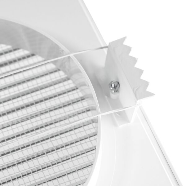 Louvre vent white dl/100 rw lux with fly mesh – louvre air vent cover uk louvre vents free shipping 5