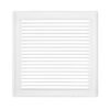 Louvre vent white dl/100 rw lux with fly mesh – louvre air vent cover uk louvre vents free shipping 6