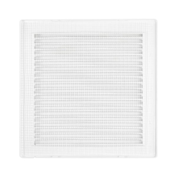 Louvre vent white dl/100 rw lux with fly mesh – louvre air vent cover uk louvre vents free shipping 8