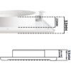 Louvre vent white dl/100 rw lux with fly mesh – louvre air vent cover uk louvre vents free shipping 11