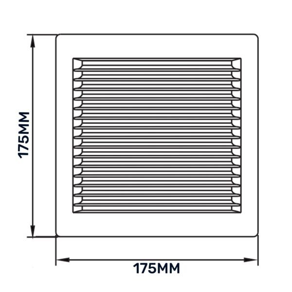Louvre vent white dl/135 rw lux with fly mesh louvre vents free shipping 13
