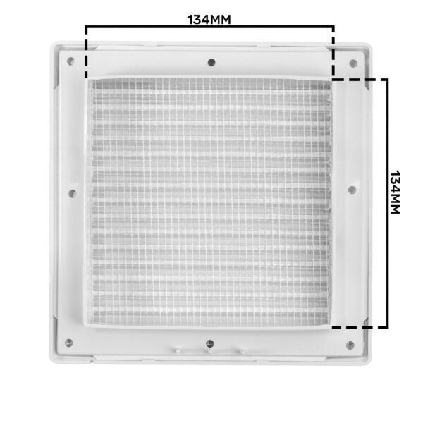 Louvre vent white dl/135 rw lux with fly mesh louvre vents free shipping 8
