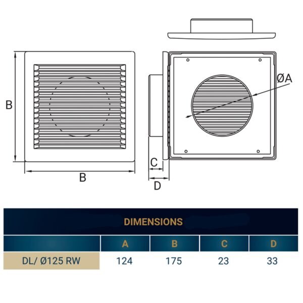 Louvre vent white dl/125 rw lux with fly mesh louvre vents free shipping 2