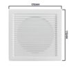 Louvre vent white dl/125 rw lux with fly mesh louvre vents free shipping 8