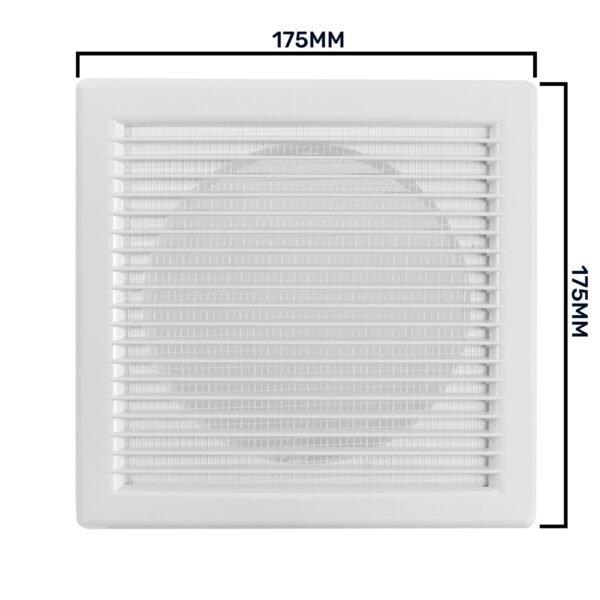 Louvre vent white dl/125 rw lux with fly mesh louvre vents free shipping 8