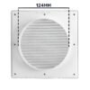 Louvre vent white dl/125 rw lux with fly mesh louvre vents free shipping 9