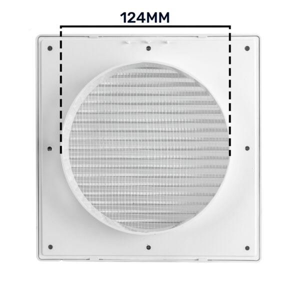 Louvre vent white dl/125 rw lux with fly mesh louvre vents free shipping 9